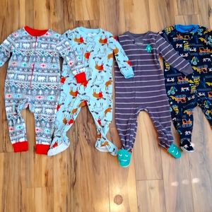 Four pairs of winter pajamas